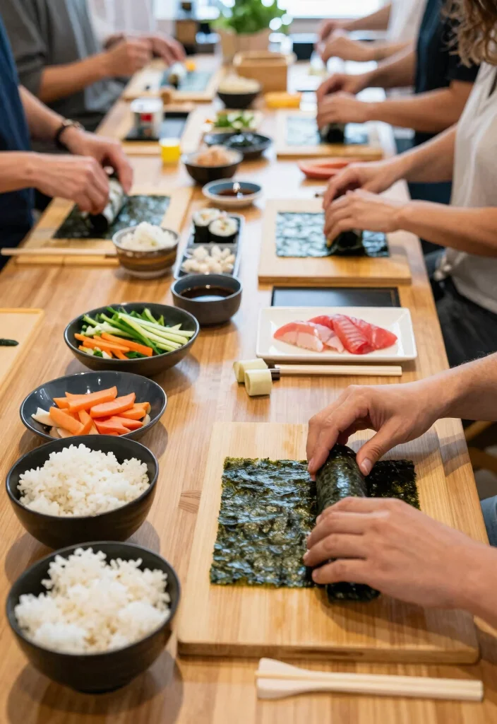 18 Lunch Special Ideas Restaurants Use to Attract More Customers - 13. Interactive Sushi Roll Specials 1