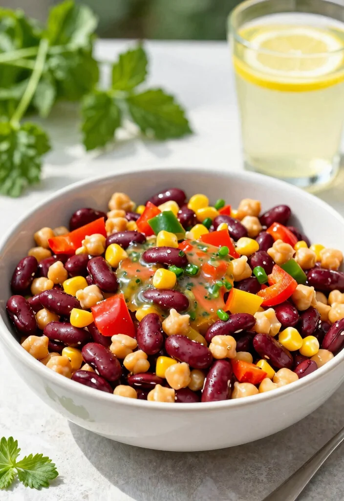 18 No-Oven Dinner Recipes Perfect for Hot Days - 15. Cold Bean Salad 1