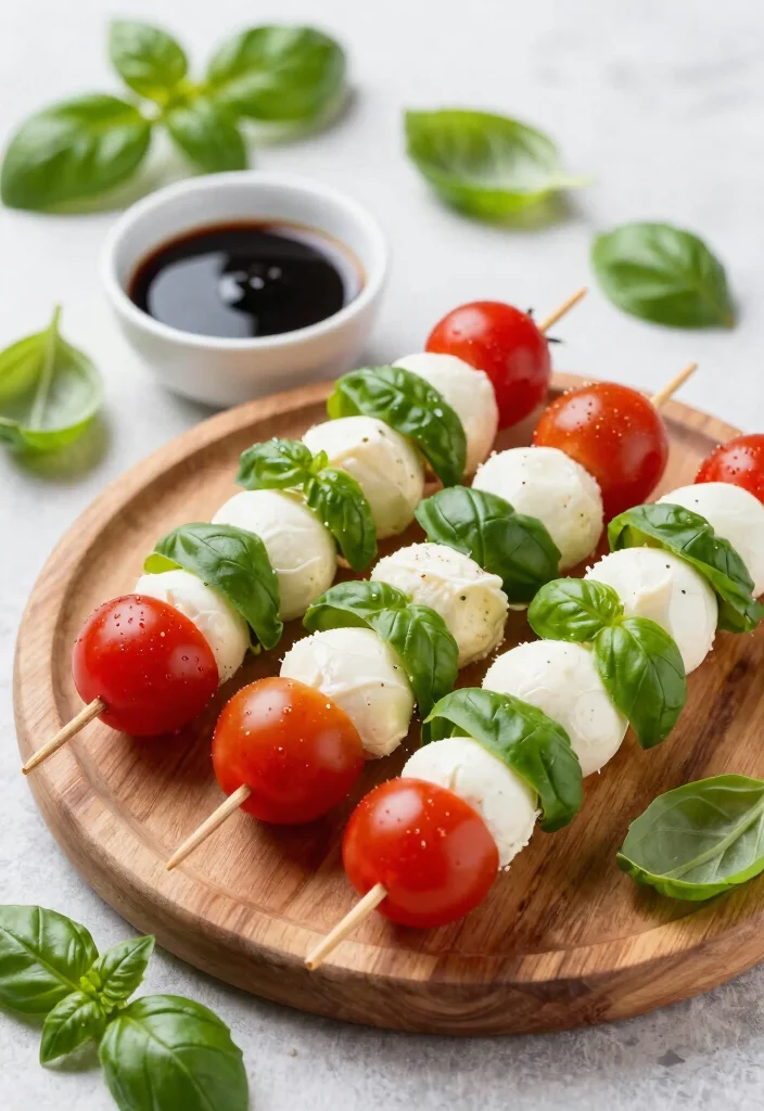 18 No-Oven Dinner Recipes Perfect for Hot Days - 4. Caprese Salad Skewers 1
