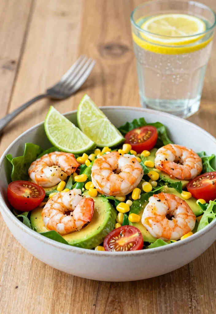 18 No-Oven Dinner Recipes Perfect for Hot Days - 7. Zesty Shrimp and Avocado Salad 1
