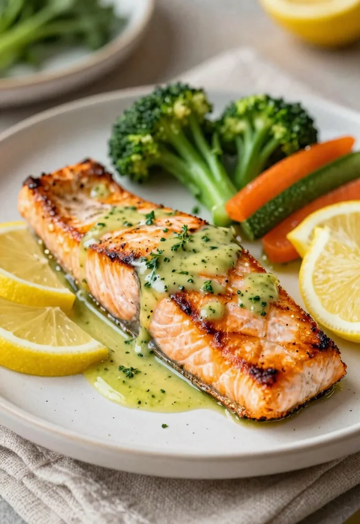 18 No-Pasta Dinner Recipes That Are Still Comforting - 10. Lemon Herb Grilled Salmon 1