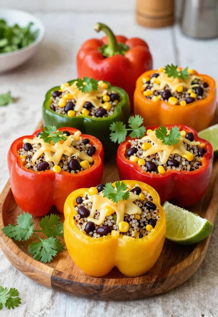 18 No-Pasta Dinner Recipes That Are Still Comforting - 4. Stuffed Bell Peppers 1