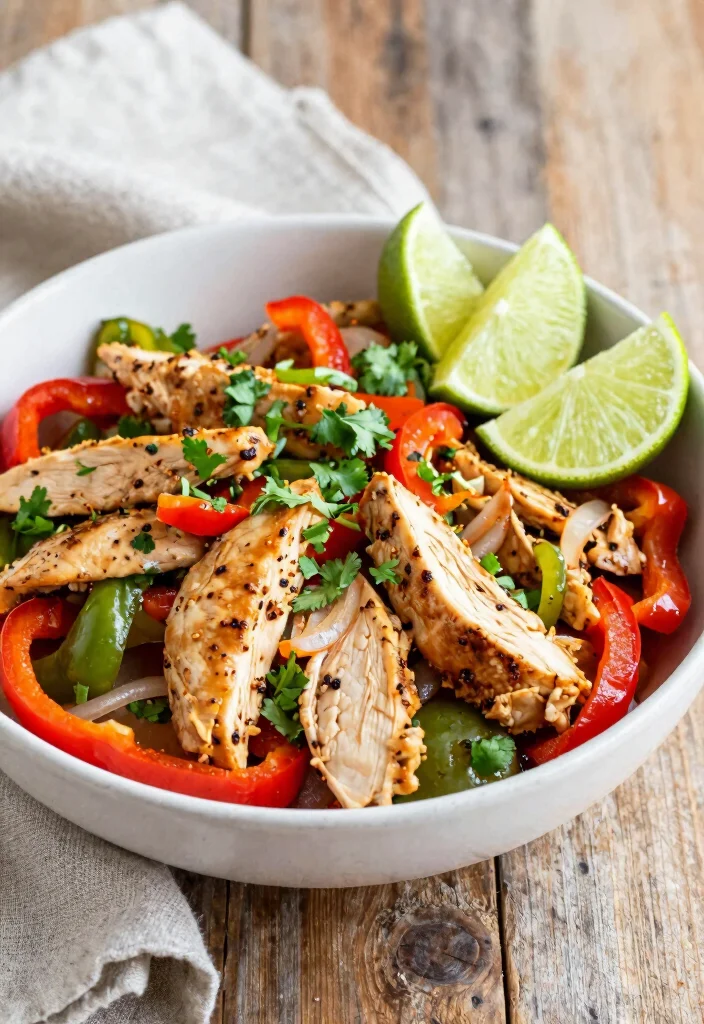 18 No-Pasta Dinner Recipes That Are Still Comforting - 8. Chicken Fajita Bowl 1