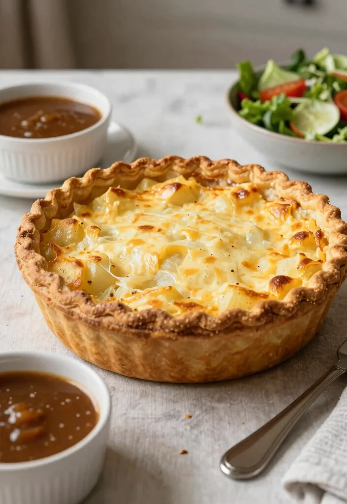 18 Savory Pie Crust Dinner Recipes for Easy Dinners - 10. Potato and Cheese Pie 1