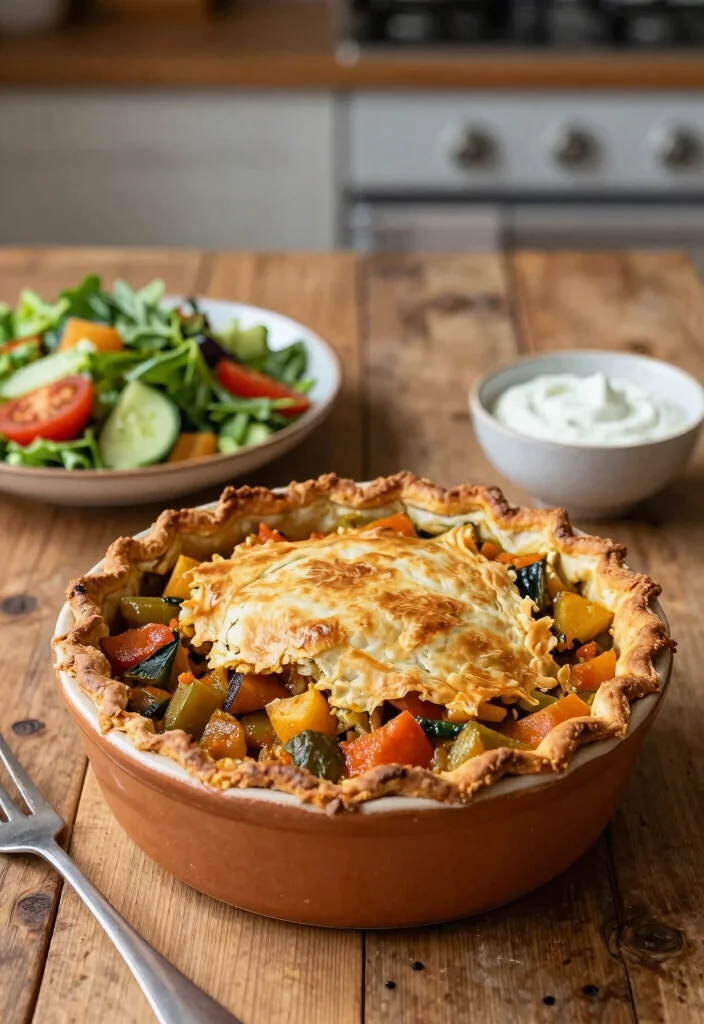 18 Savory Pie Crust Dinner Recipes for Easy Dinners - 9. Curried Vegetable Pie 1