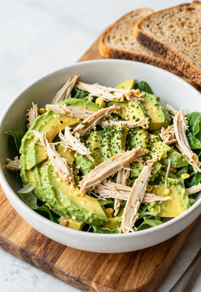 19 21 Day Fix-Approved Dinner Recipes You’ll Actually Enjoy - 9. Creamy Avocado Chicken Salad 1