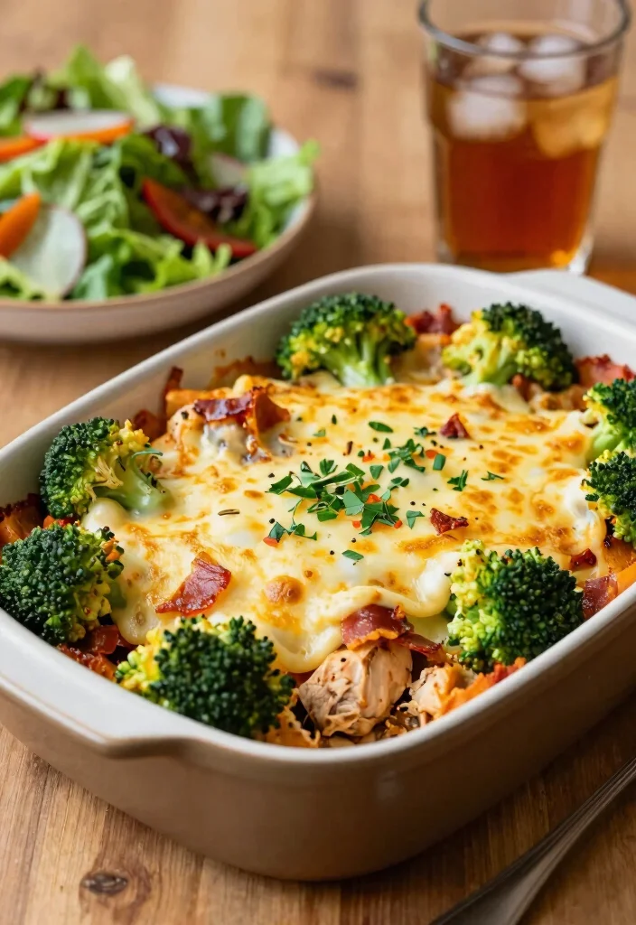 19 Chicken Bacon Dinner Recipes Packed With Flavor - 2. Chicken Bacon Ranch Casserole 1