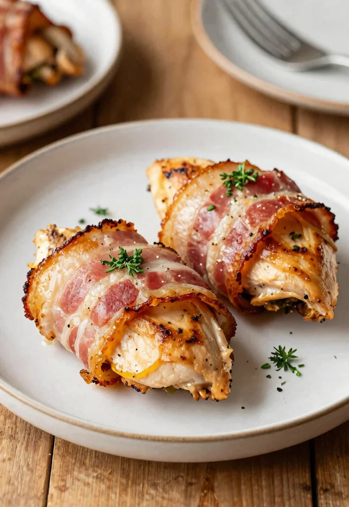 19 Chicken Bacon Dinner Recipes Packed With Flavor - 8. Stuffed Chicken Breast with Bacon 1