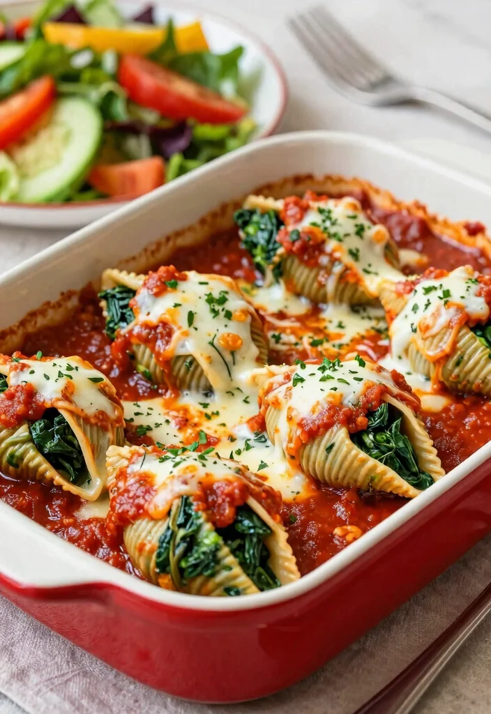 19 Chicken-Free Dinner Recipes for When You Need a Break - 16. Spinach and Ricotta Stuffed Shells 1