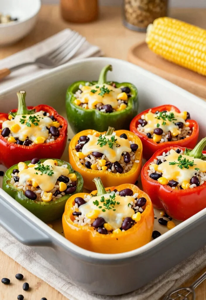 19 Chicken-Free Dinner Recipes for When You Need a Break - 6. Stuffed Bell Peppers 1