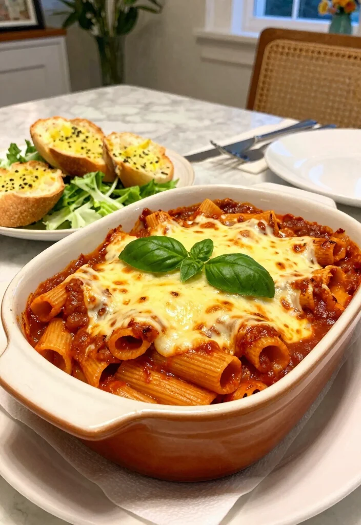 19 Dump-and-Go Crockpot Dinner Recipes for Busy Days - 14. Baked Ziti 1