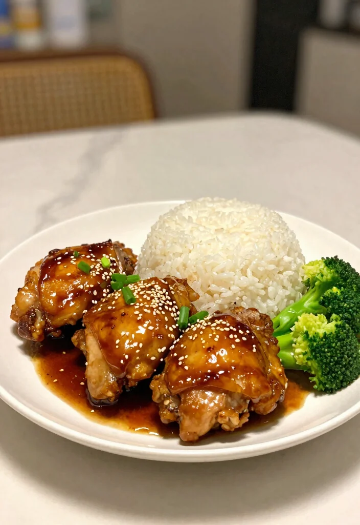 19 Dump-and-Go Crockpot Dinner Recipes for Busy Days - 18. Honey Garlic Chicken Thighs 1