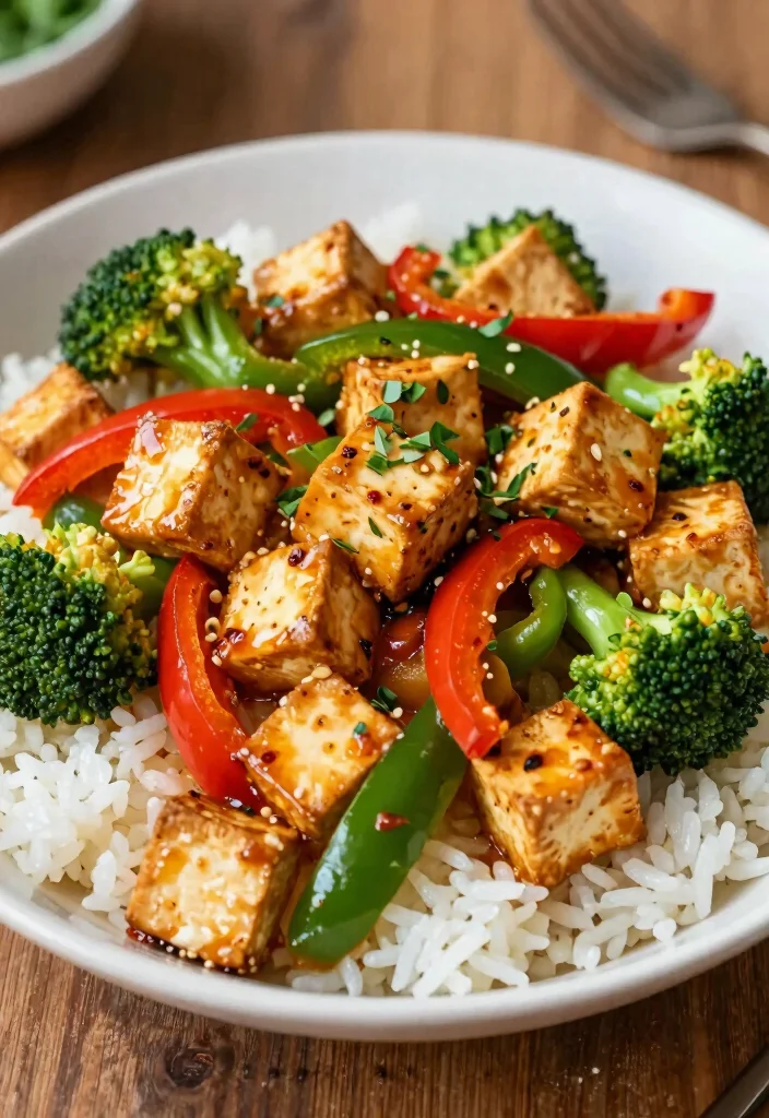 19 Easy Chinese Dinner Recipes Better Than Takeout - 8. Spicy Garlic Tofu Stir-Fry 1