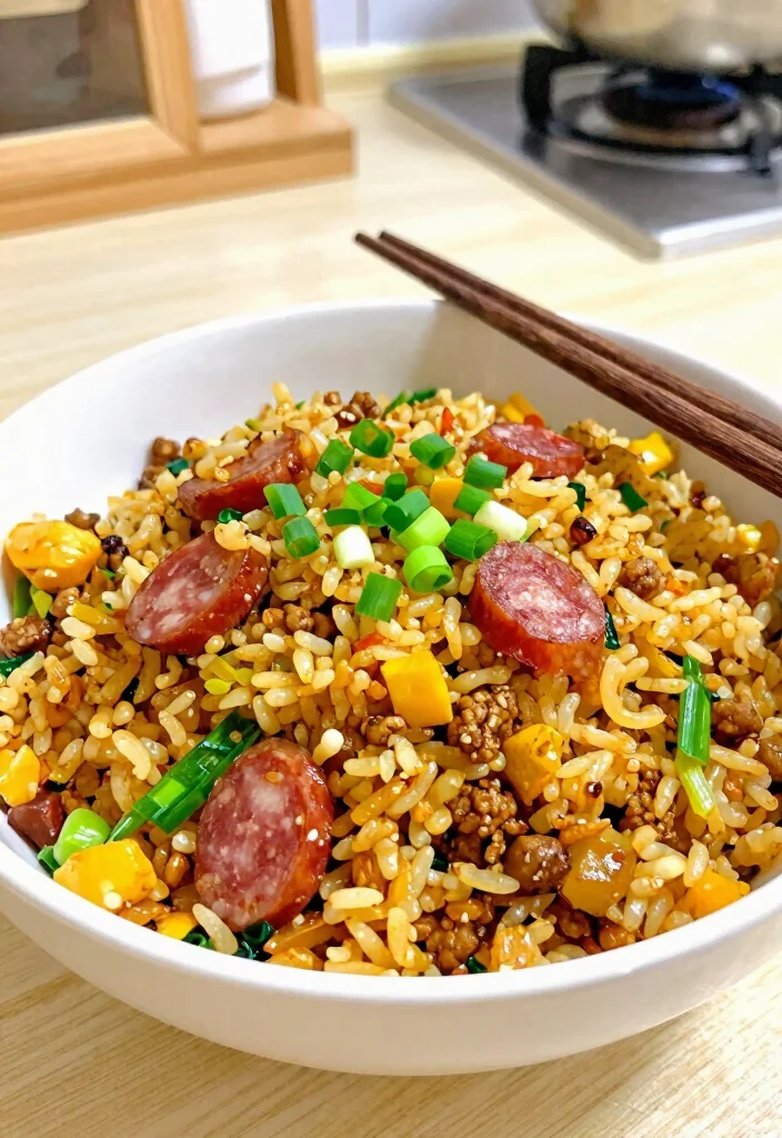 19 Easy Ground Sausage Dinner Recipes for Busy Nights - 17. Easy Sausage Fried Rice 1