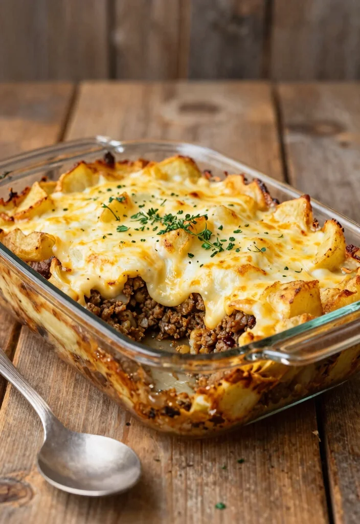 19 Easy Ground Sausage Dinner Recipes for Busy Nights - 8. Cheesy Sausage and Potato Casserole 1