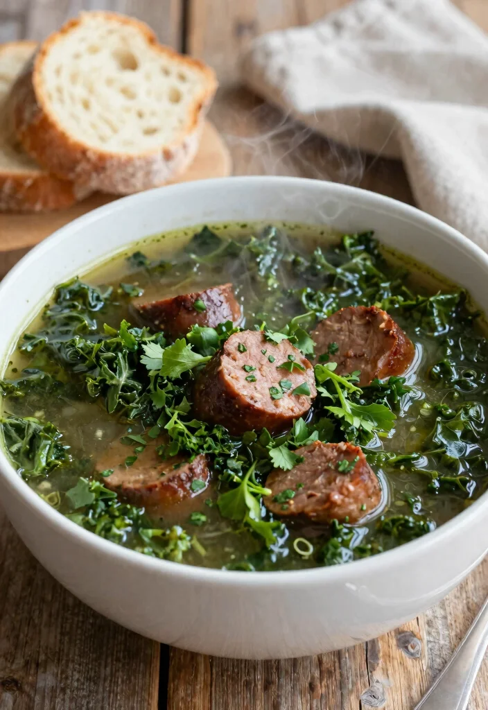 19 Easy Ground Sausage Dinner Recipes for Busy Nights - 9. Ground Sausage and Kale Soup 1