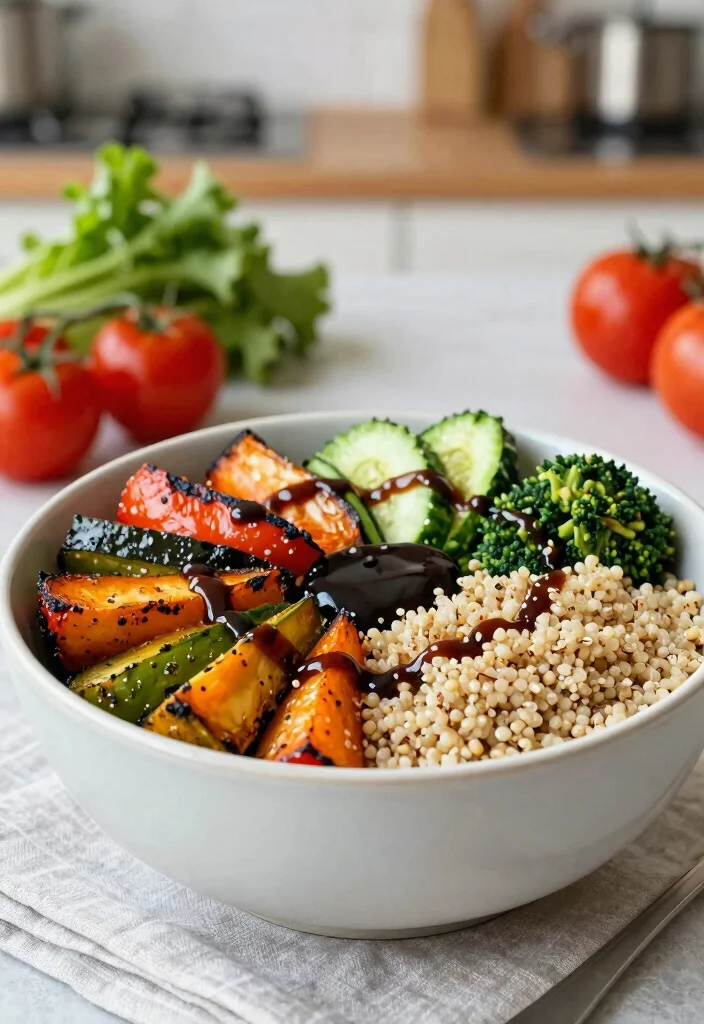 19 Easy Meal Prep Dinner Recipes for the Week Ahead - 17. Roasted Vegetable Buddha Bowl 1
