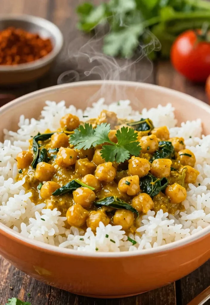 19 Easy Meal Prep Dinner Recipes for the Week Ahead - 4. Chickpea and Spinach Curry 1