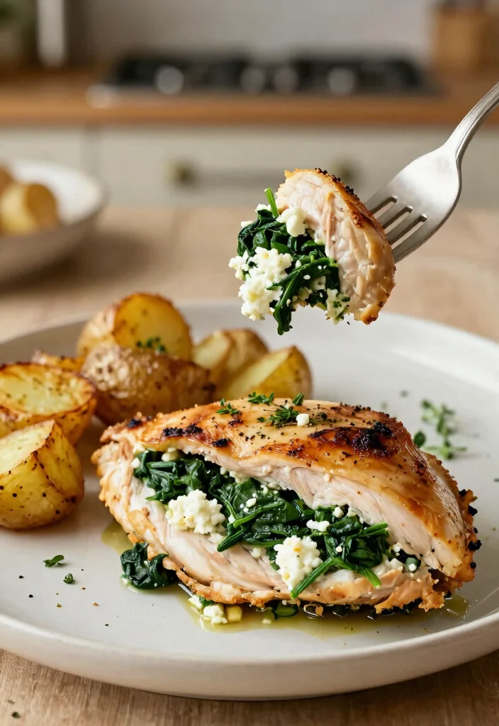 19 Easy Meal Prep Dinner Recipes for the Week Ahead - 7. Spinach and Feta Stuffed Chicken Breasts 1