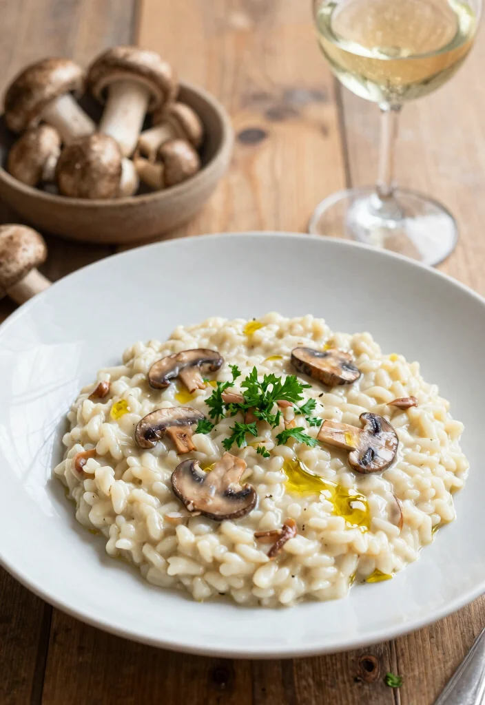 19 Five-Star Dinner Recipes You Can Make at Home - 1. Truffle Mushroom Risotto 1