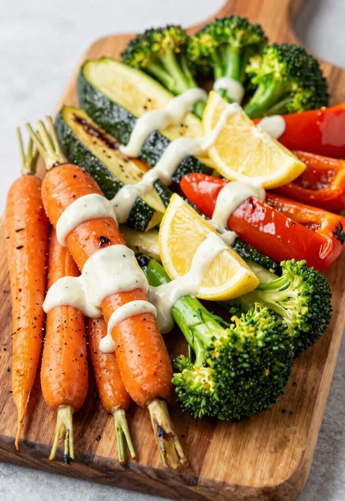 19 Five-Star Dinner Recipes You Can Make at Home - 13. Roasted Vegetable Platter with Tahini Dressing 1