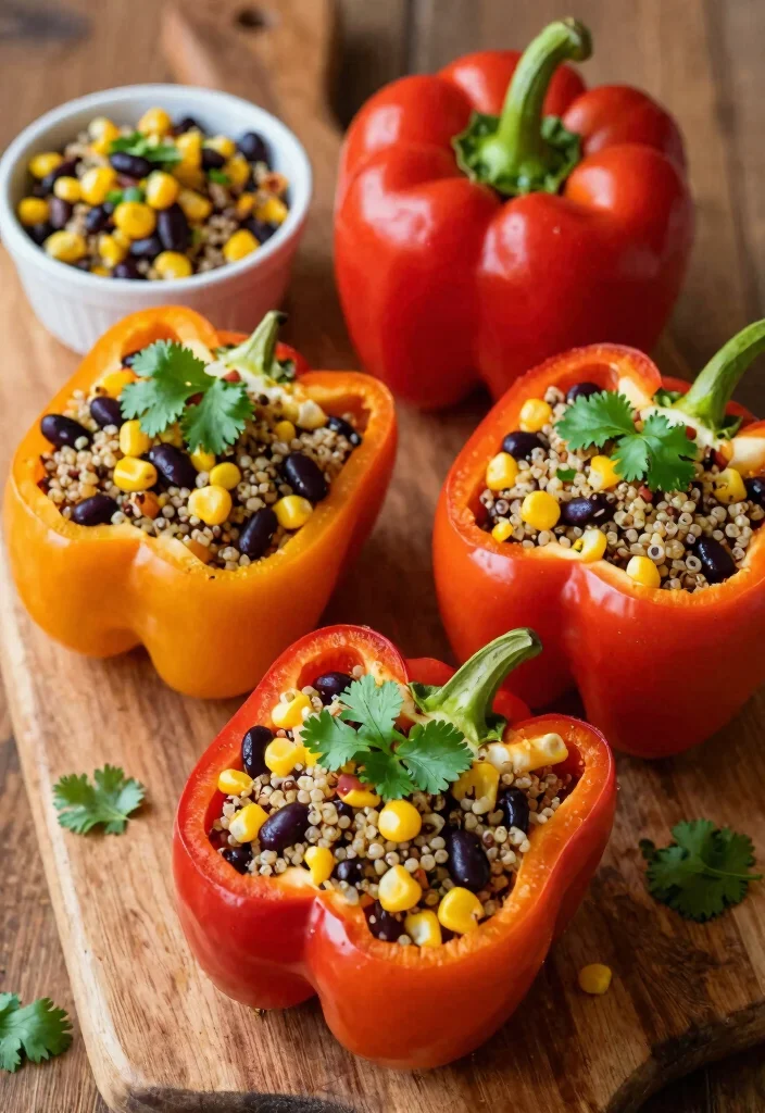 19 Five-Star Dinner Recipes You Can Make at Home - 4. Stuffed Bell Peppers with Quinoa and Black Beans 1