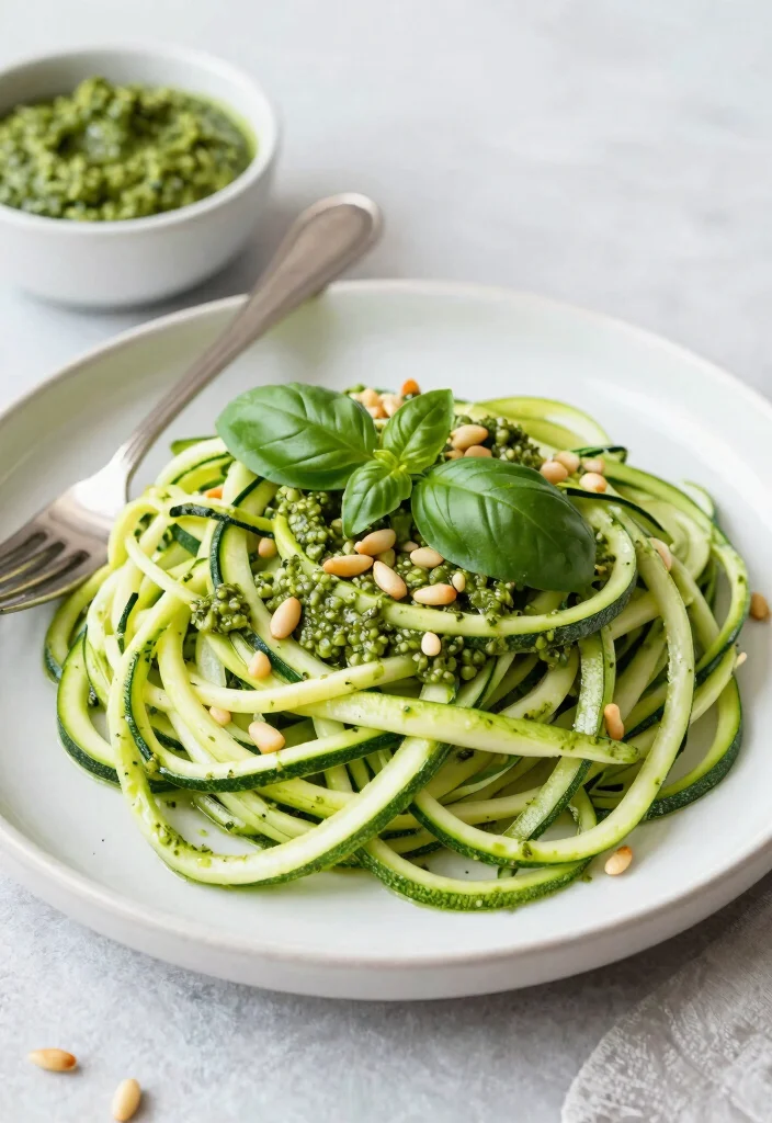 19 Five-Star Dinner Recipes You Can Make at Home - 6. Zucchini Noodles with Pesto 1