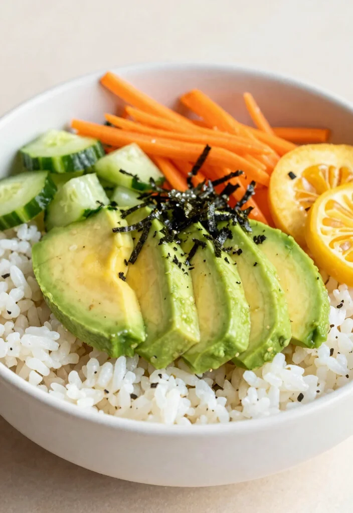19 Healthy Lunch Bowls for Easy Meal Prep All Week Long - 16. Vegan Sushi Bowl 1