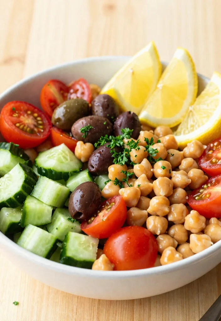19 Healthy Lunch Bowls for Easy Meal Prep All Week Long - 2. Mediterranean Chickpea Salad Bowl 1