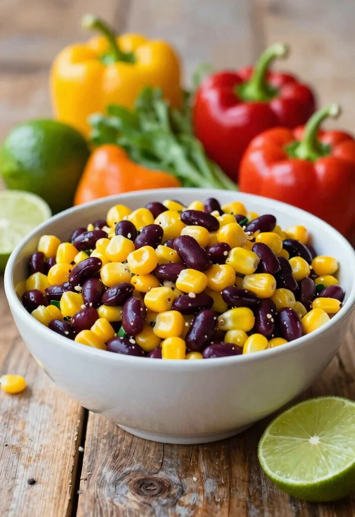 19 Healthy Vegetarian Lunch Ideas That Keep You Full - 13. Black Bean and Corn Salad 1
