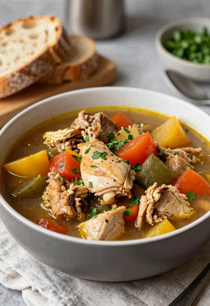 19 Hearty Dinner Recipes Around 700 Calories - 19. Chicken and Vegetable Stew 1