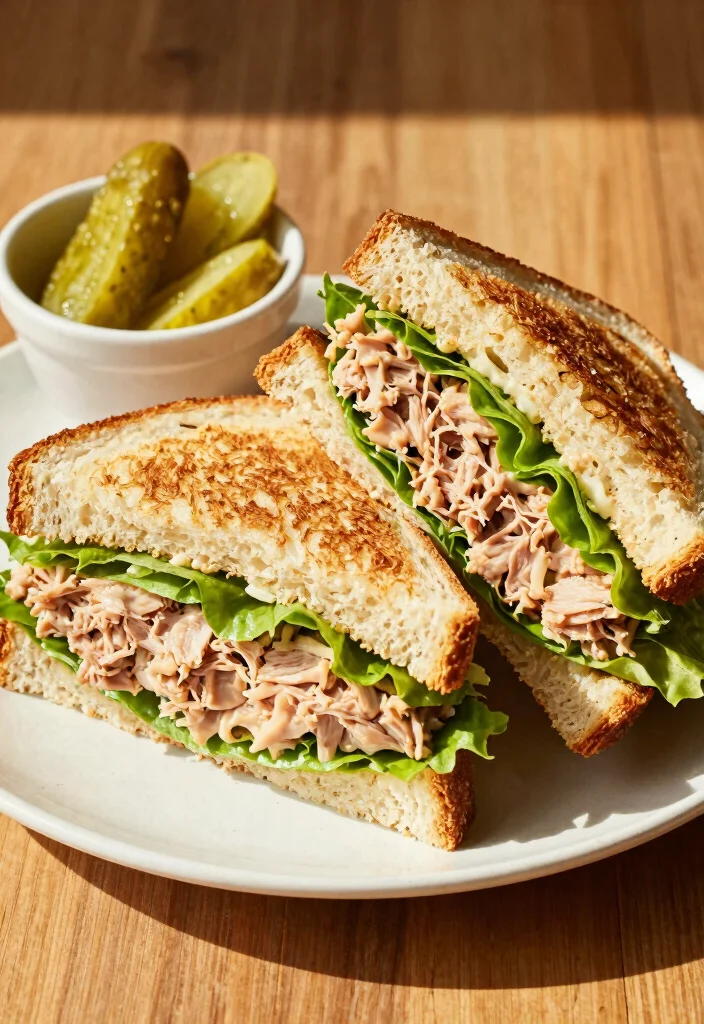 19 Lunch Sandwich Ideas for Work That Are Easy to Pack - 3. Classic Tuna Salad Sandwich 1