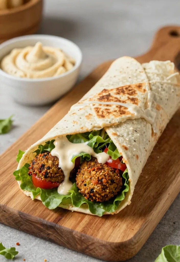 19 Meal Prep Lunch Ideas to Take to Work All Week - 11. Baked Falafel Wraps 1