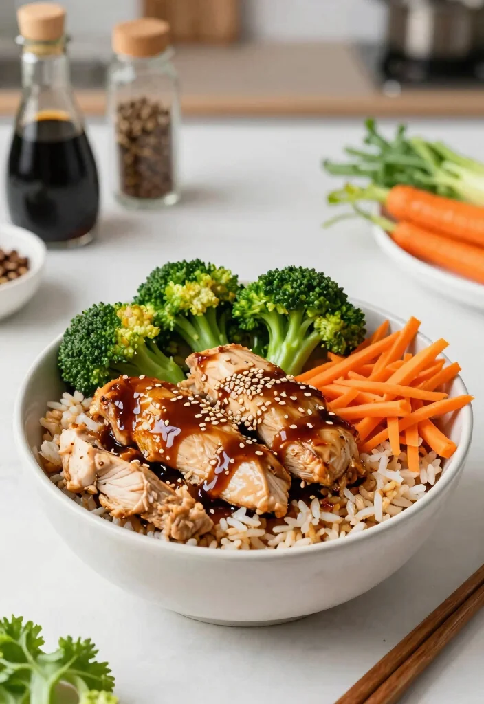 19 Meal Prep Lunch Ideas to Take to Work All Week - 5. Teriyaki Chicken Bowls 1