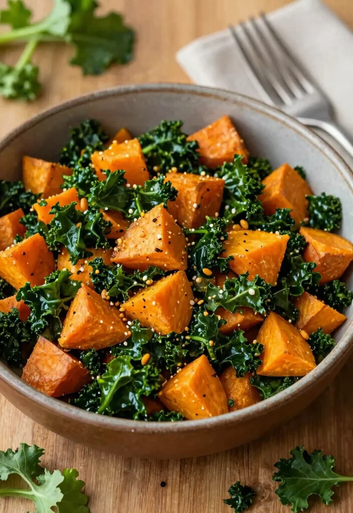 19 Packed Lunch Ideas for Work That Stay Fresh All Day - 12. Sweet Potato and Kale Hash 1