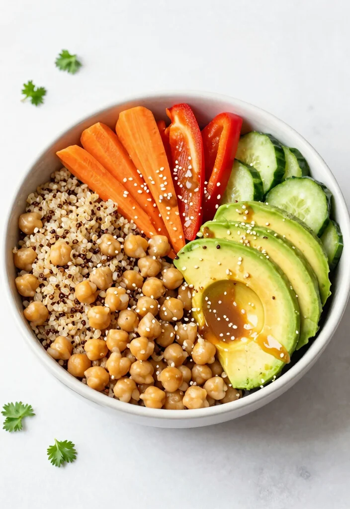 19 Quinoa Dinner Recipes That Are Healthy and Filling - 10. Quinoa & Chickpea Buddha Bowl 1