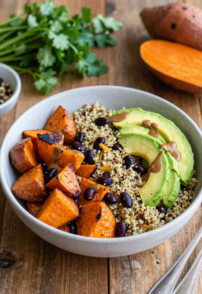 19 Quinoa Dinner Recipes That Are Healthy and Filling - 3. Quinoa & Sweet Potato Bowls 1