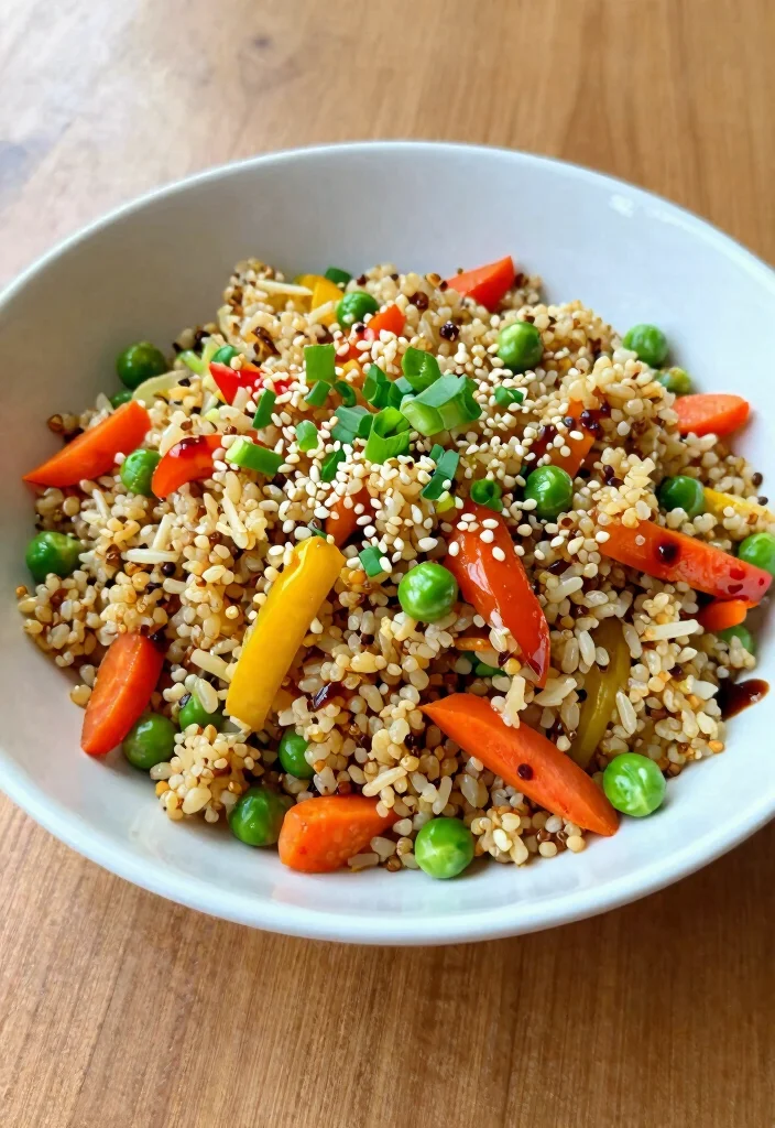 19 Quinoa Dinner Recipes That Are Healthy and Filling - 4. Quinoa Fried Rice 1