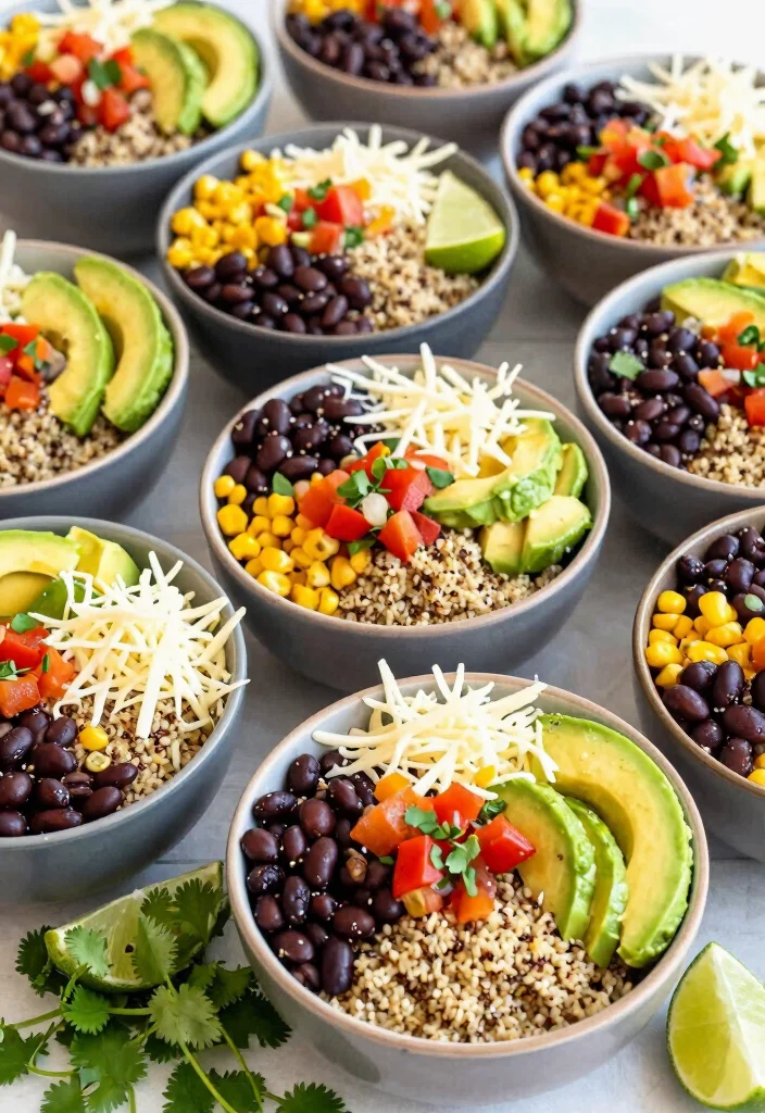 19 Quinoa Dinner Recipes That Are Healthy and Filling - 6. Quinoa Taco Bowls 1