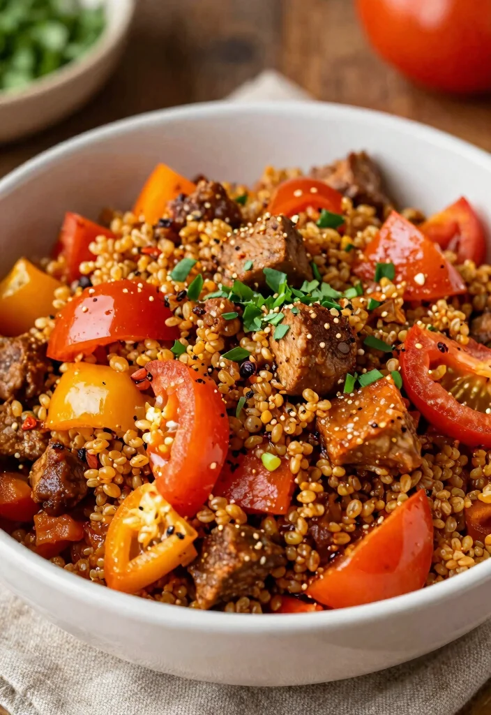 19 Quinoa Dinner Recipes That Are Healthy and Filling - 9. Spicy Quinoa Jambalaya 1