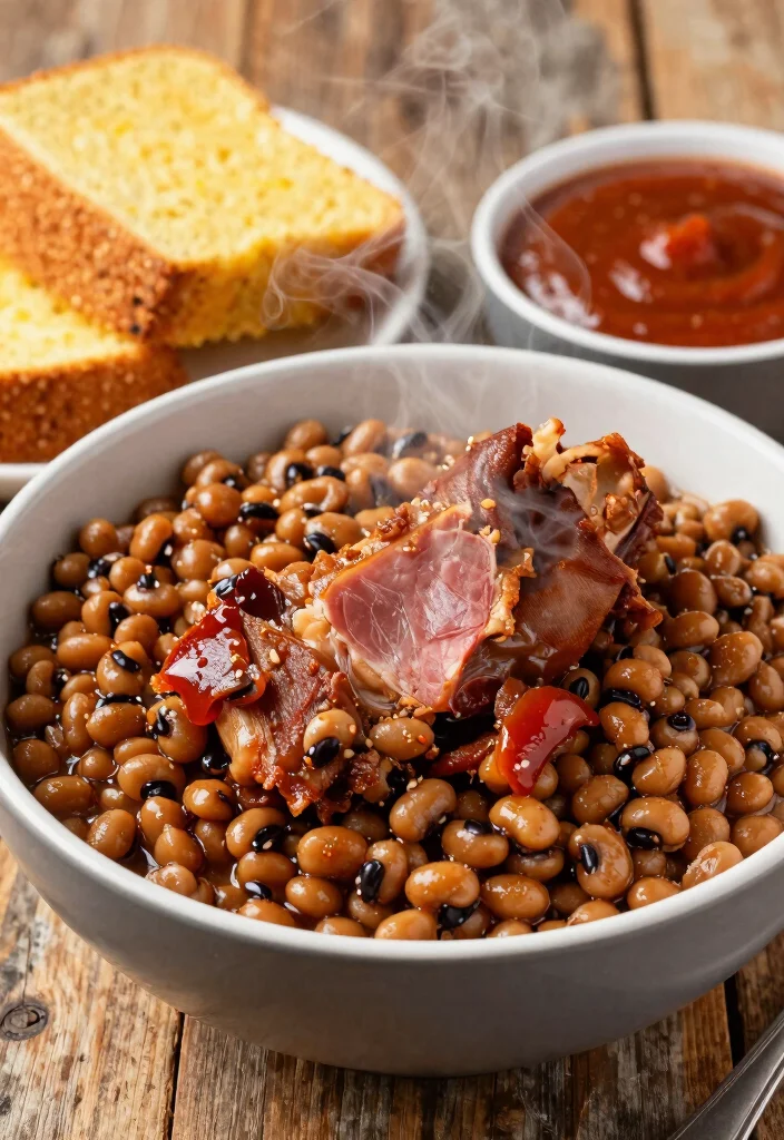 19 Soul Food-Inspired Dinner Recipes Everyone Loves - 5. Black-Eyed Peas with Ham Hocks 1