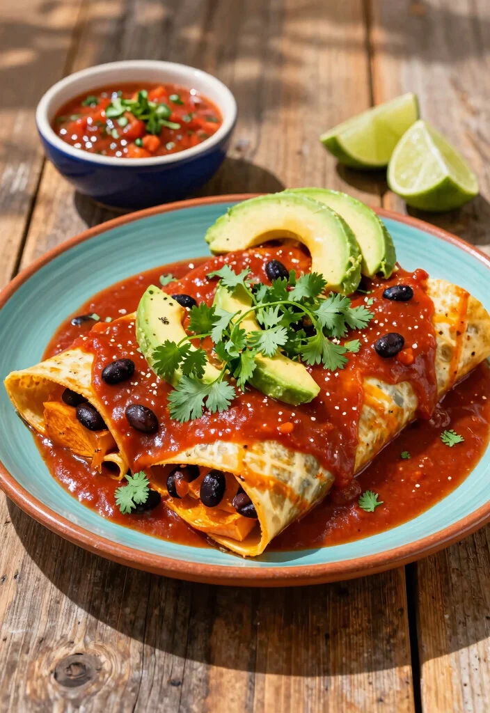 19 Sweet Potato Dinner Recipes That Are Healthy and Filling - 1. Sweet Potato and Black Bean Enchiladas 1