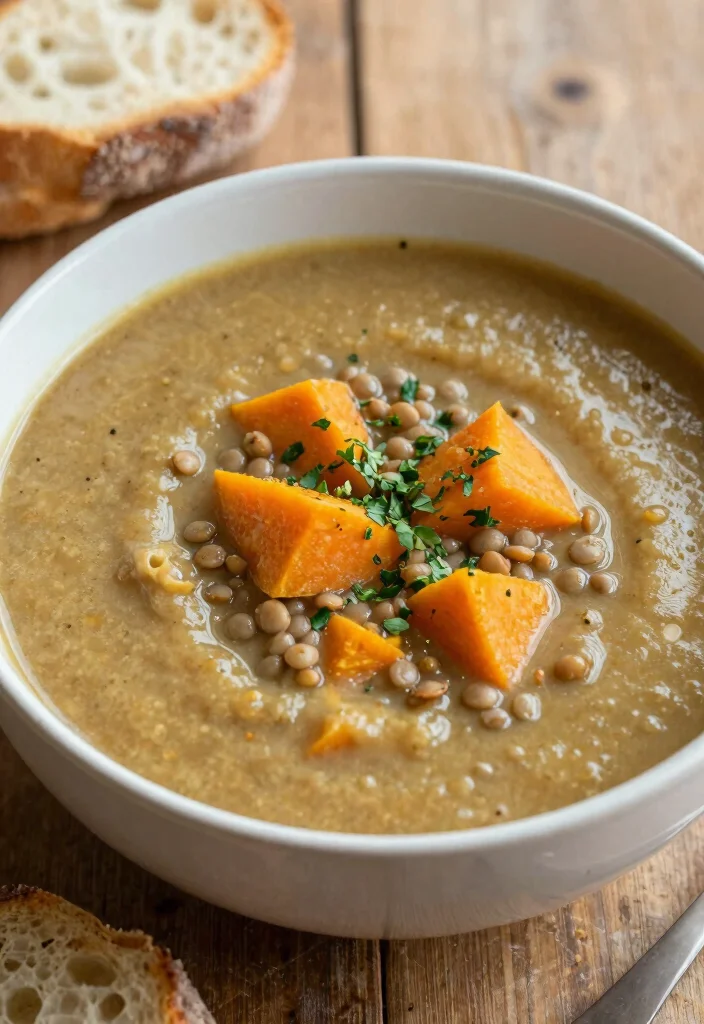 19 Sweet Potato Dinner Recipes That Are Healthy and Filling - 10. Sweet Potato and Lentil Soup 1