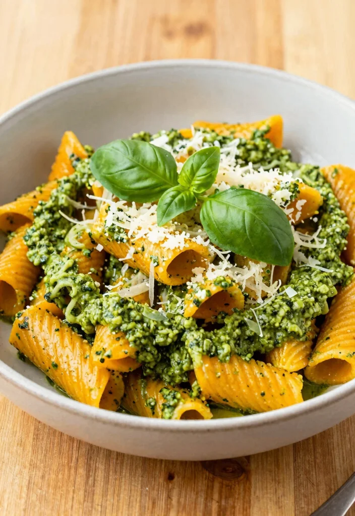 19 Sweet Potato Dinner Recipes That Are Healthy and Filling - 15. Sweet Potato Pesto Pasta 1