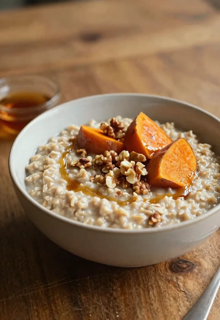 19 Sweet Potato Dinner Recipes That Are Healthy and Filling - 19. Sweet Potato Oatmeal 1