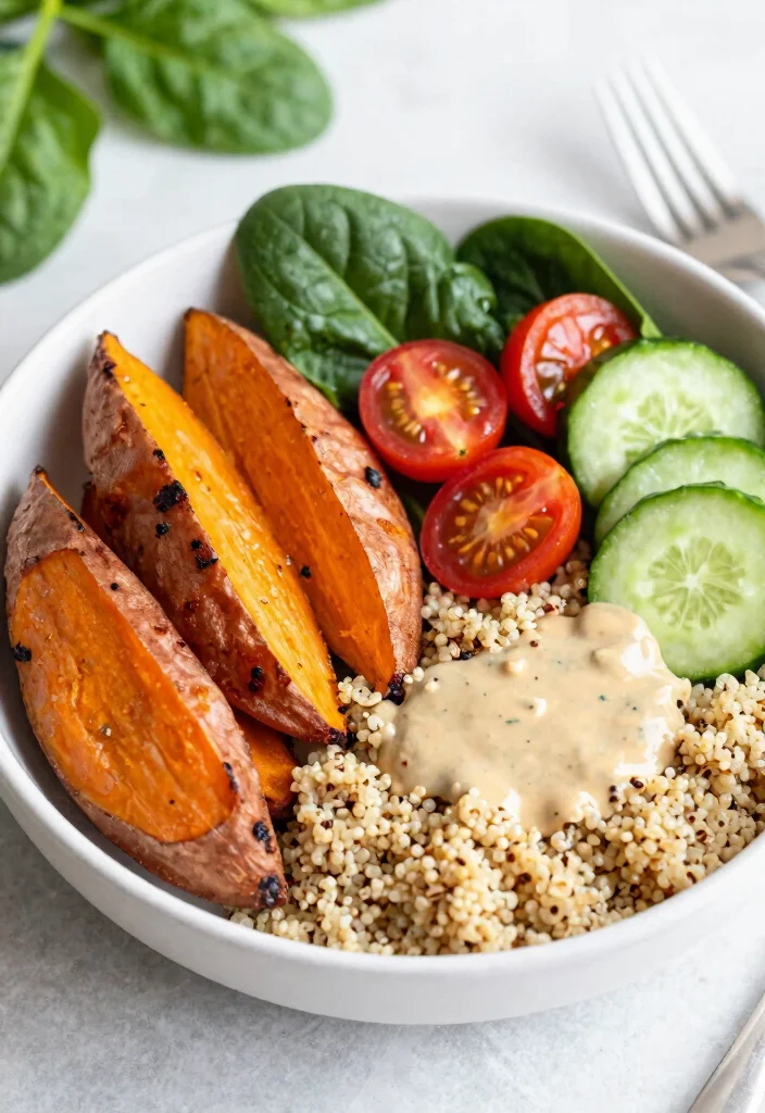 19 Sweet Potato Dinner Recipes That Are Healthy and Filling - 2. Sweet Potato Buddha Bowl 1