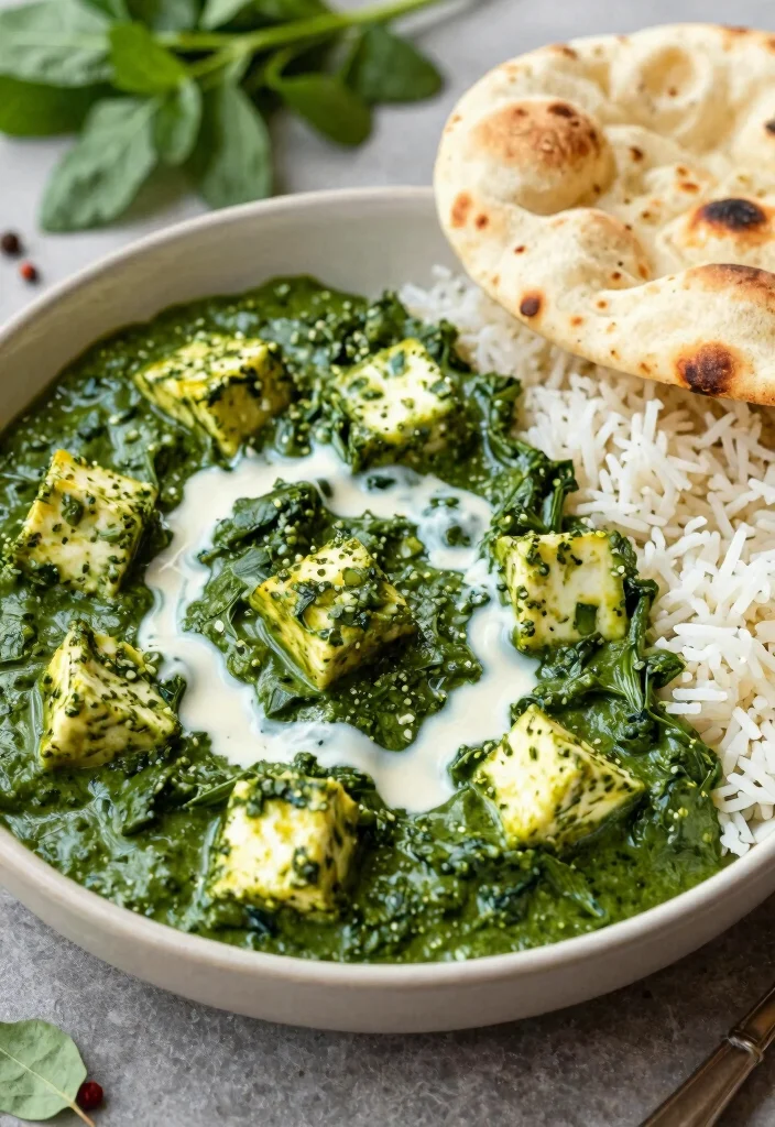 19 Vegetarian Indian Dinner Recipes Full of Bold Flavor - 16. Palak Paneer 1