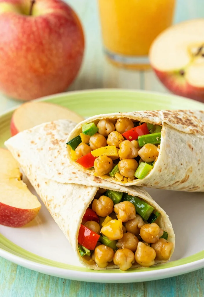 19 Wraps for Lunch That Are Easy, Filling, and Perfect for Any Day - 15. Curried Chickpea Wrap 1
