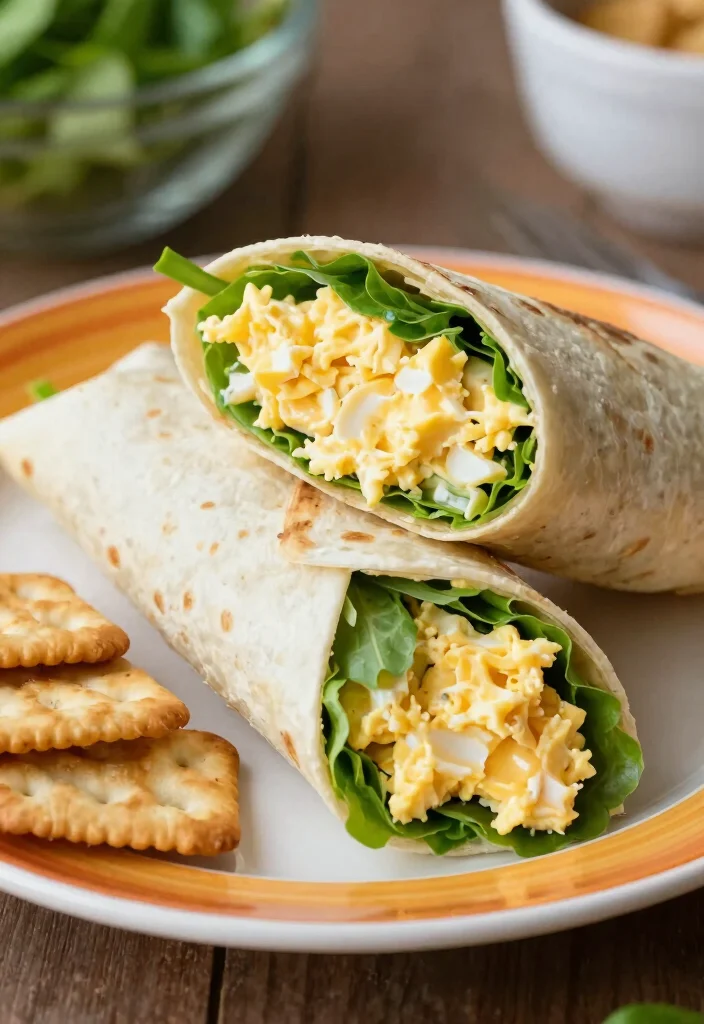 19 Wraps for Lunch That Are Easy, Filling, and Perfect for Any Day - 8. Egg Salad Wrap 1