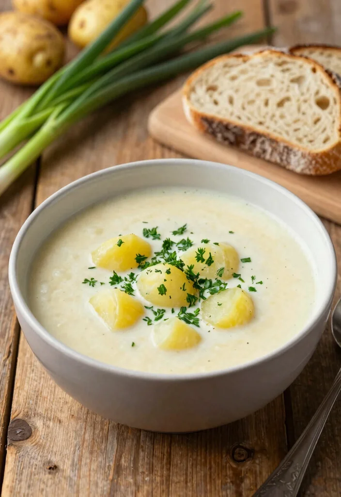 20 Cheap Dinner Recipes That Are Filling and Delicious - 11. Potato and Leek Soup 1